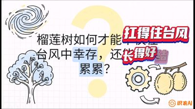 第四节：中国榴莲突围战：为生存重塑权型，抗台风矮化栽培与力学牵引，课程：《国产榴莲突围战：从泰国经验到中国实操的8堂必修课（高阶实战版）》