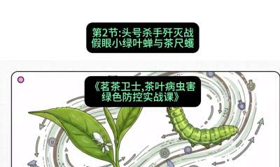 第02节：头号杀手歼灭战&mdash;&mdash;假眼小绿叶蝉与茶尺蠖，课程：《茗茶卫士&mdash;&mdash;茶叶病虫害绿色防控实战课》#识农AI