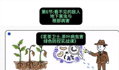 第06节：看不见的敌人&mdash;&mdash;地下害虫与根部病害，课程：《茗茶卫士&mdash;&mdash;茶叶病虫害绿色防控实战课》#识农AI