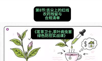 第08节：舌尖上的红线&mdash;&mdash;农药残留与合规清单，课程：《茗茶卫士&mdash;&mdash;茶叶病虫害绿色防控实战课》#识农AI