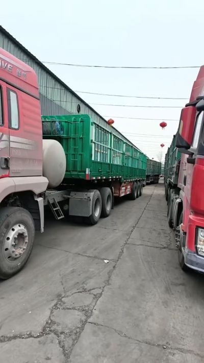 2月23号，源沃肥业排队装车中