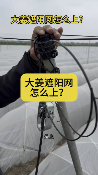 大棚遮阳网怎么上？